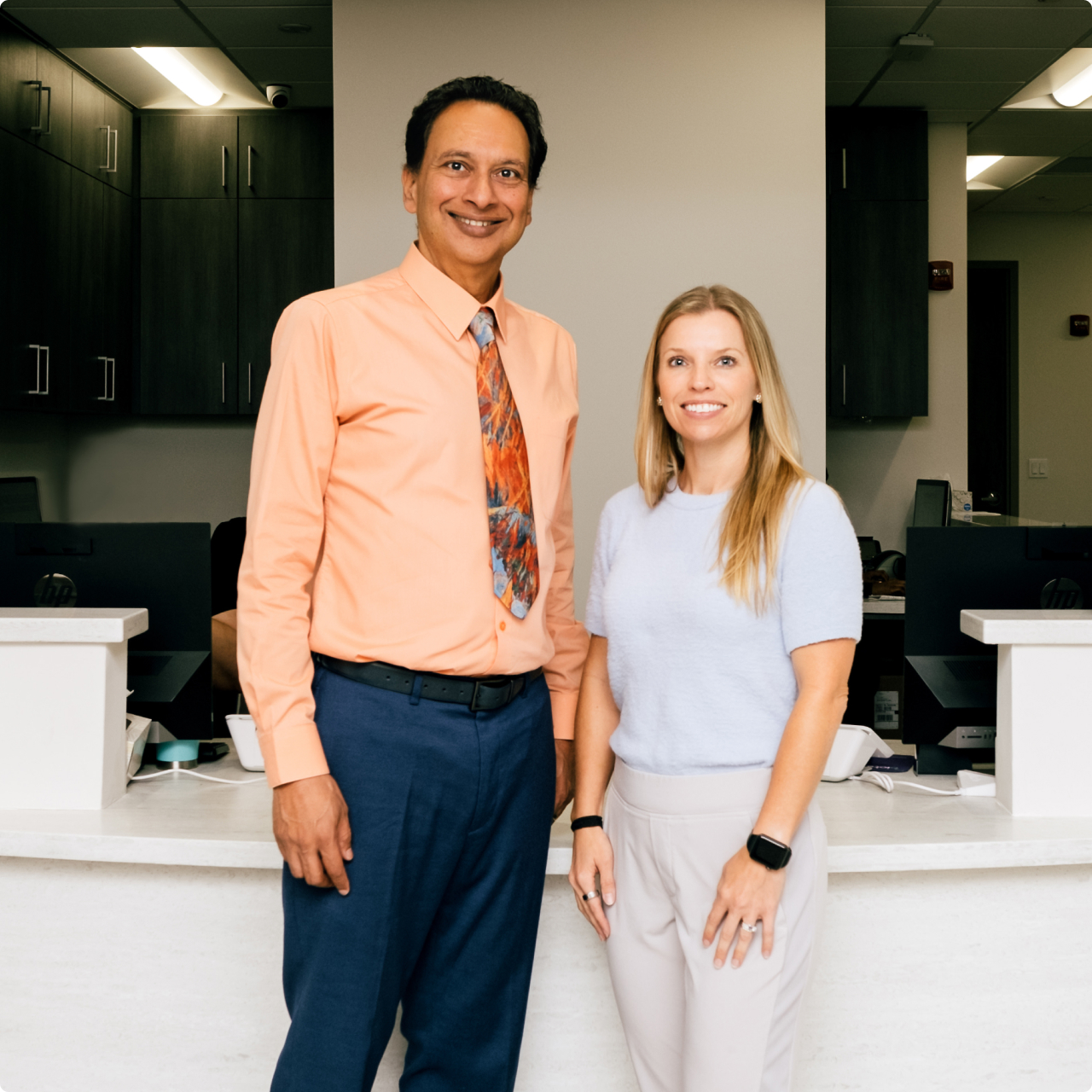 dr. brian moraes and deanna weilbacher,